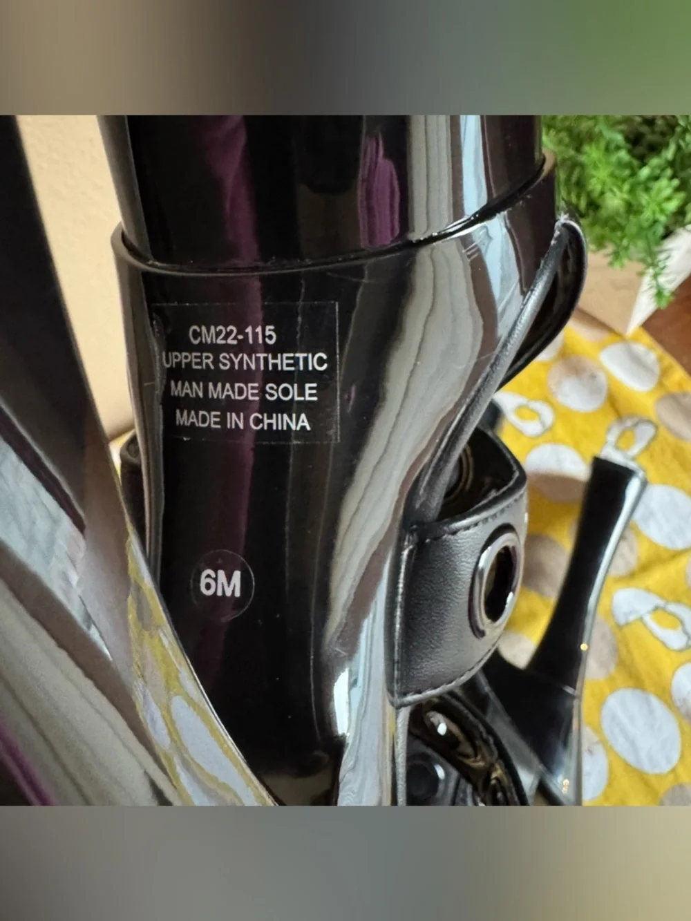 Dolls Kill Current Mood black grommet platform heels size 6 - Picture 16 of 16